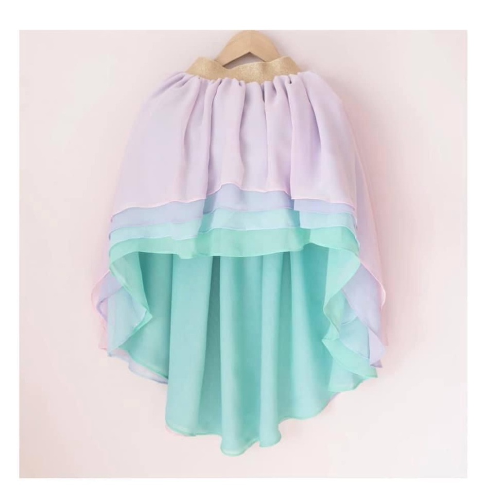 Sz 5 EUC Pleiades Seaside Chiffon skirt